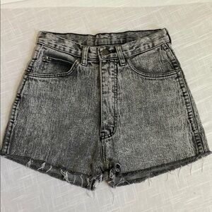 Vintage acid Wash 1980's 90's Vintage High Waist Stretch Mom Jean Shorts,